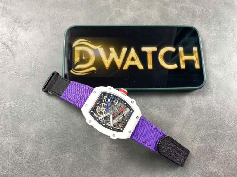 Richard Mille RM67-02 38.7×47.52mm White Carbon (Super Clone) Refined Case – 37 Grams