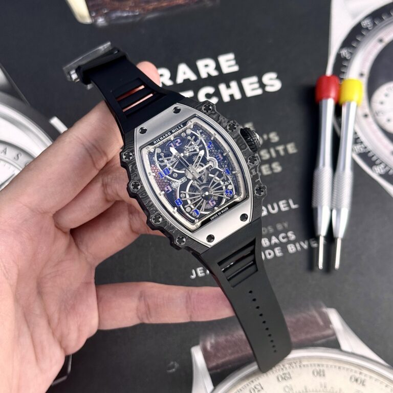 Richard Mille RM21-02 Tourbillon Aerodyne 43mm (Super Clone) on Rubber Strap