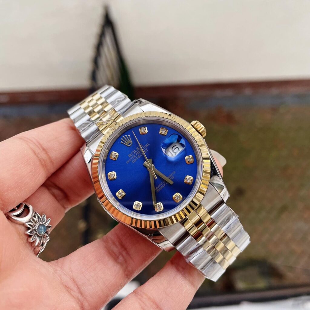 Rolex DateJust 278289 31mm 316L Steel (BPF Super Clone) Blue/Gold Dial on Oyster Bracelet – A2836 Movement