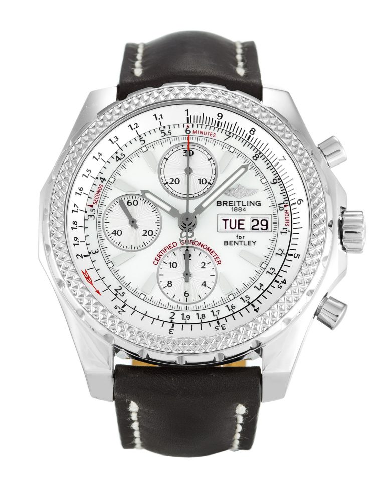 Breitling Bentley GT A13362 (Super Clone) 45mm Stainless Steel – Silver Dial with Chronograph Function