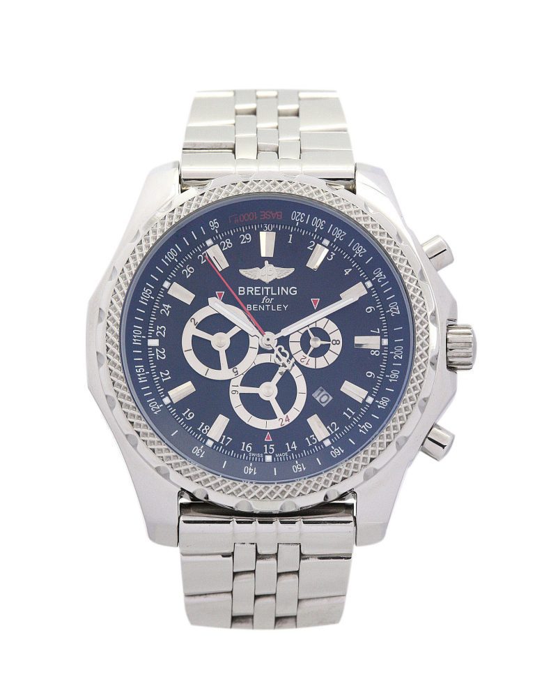 Breitling Bentley GT A13362 (Super Clone) 45mm SS – Silver Dial on Stainless Steel Bracelet