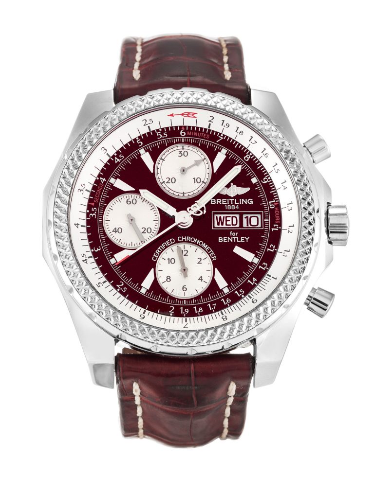 Breitling Bentley GT A13362 (Super Clone) 44.8mm SS – Silver Dial on Stainless Steel Bracelet