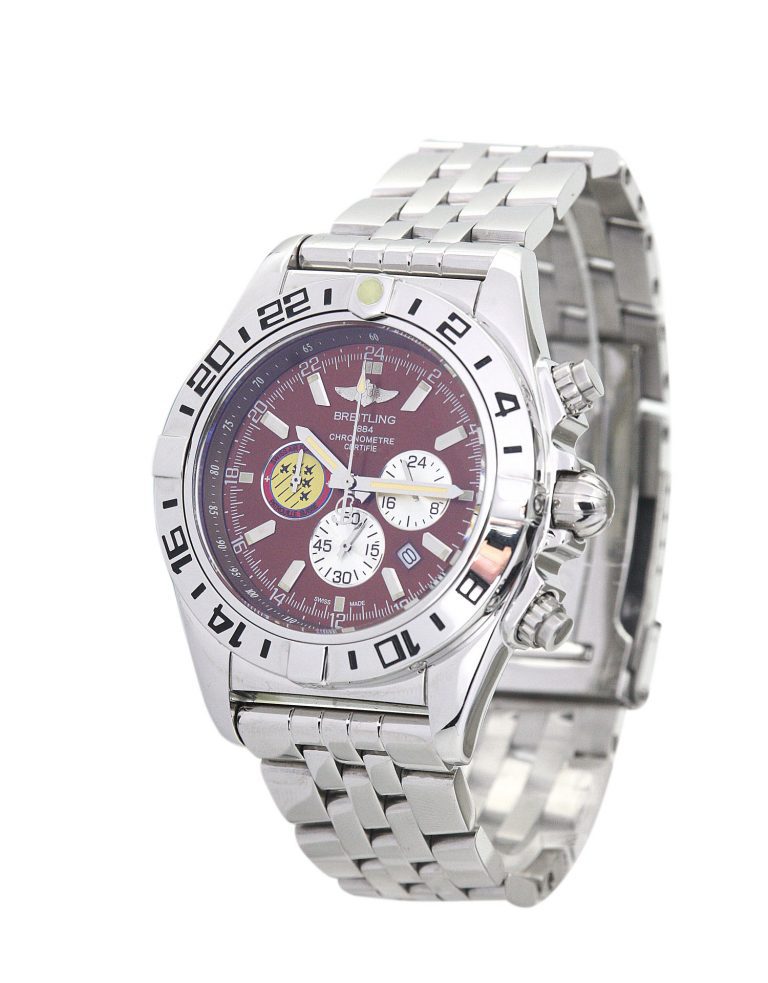 Breitling Chronomat A13050.1 (Super Clone) 40mm SS Black Dial on Stainless Steel Pilot Bracelet – Calibre 13 Automatic