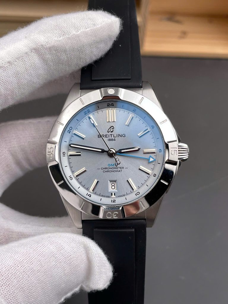 Breitling Chronomat P32398101C1S1 (Super Clone) 40mm SS Gray Dial on Rubber Strap – Clone Breitling Automatic