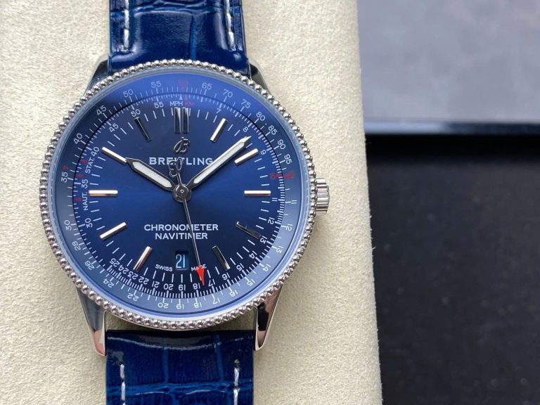 Breitling Navitimer 41mm SS (BLS Factory Super Clone) Blue Dial with Stick Index – Automatic Caliber 13