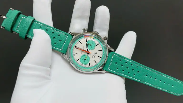 Breitling Top Time B01 Fausto Coppi AB01768A1A1X1 (Super Clone) 41mm SS Black Dial on Leather Strap – B01 Automatic