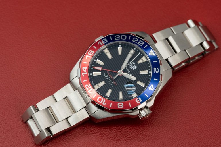 TAG Heuer Aquaracer 43mm SS (Super Clone) Black Dial on Stainless Steel Bracelet – Automatic Caliber 28,800 vph