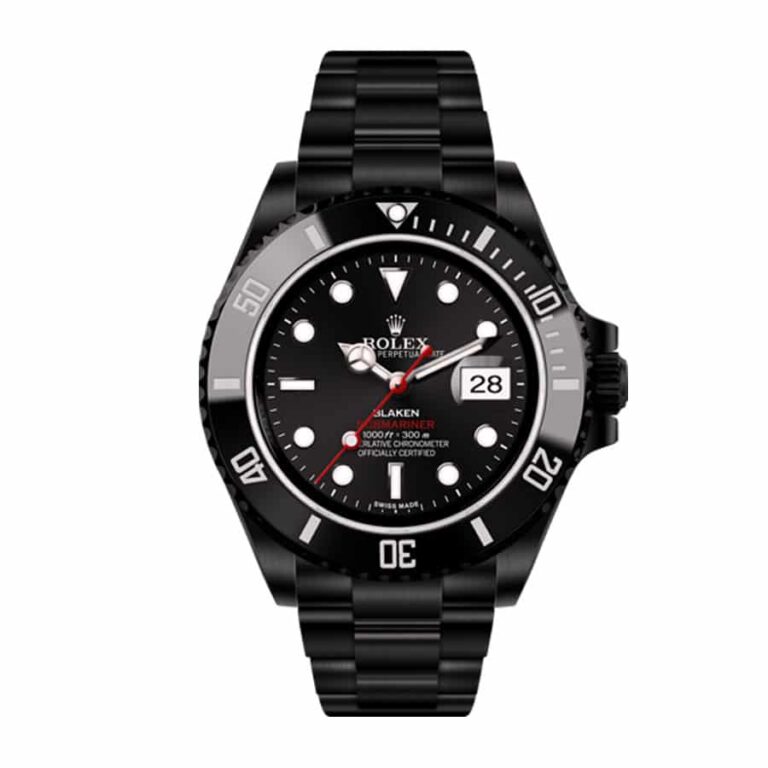 Rolex Submariner Date 116610N “Blaken” (Super Clone) 40mm SS Black Dial on Stainless Steel Oyster Bracelet – Rolex 3135 Clone