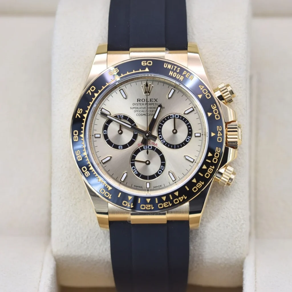 Rolex Daytona 126518 40mm Yellow Gold (Super Clone) Gold Dial on Yellow Gold Oyster Bracelet – Calibre 4130