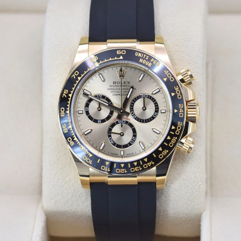 Rolex Daytona 126518 40mm Yellow Gold (Super Clone) Gold Dial on Yellow Gold Oyster Bracelet – Calibre 4130