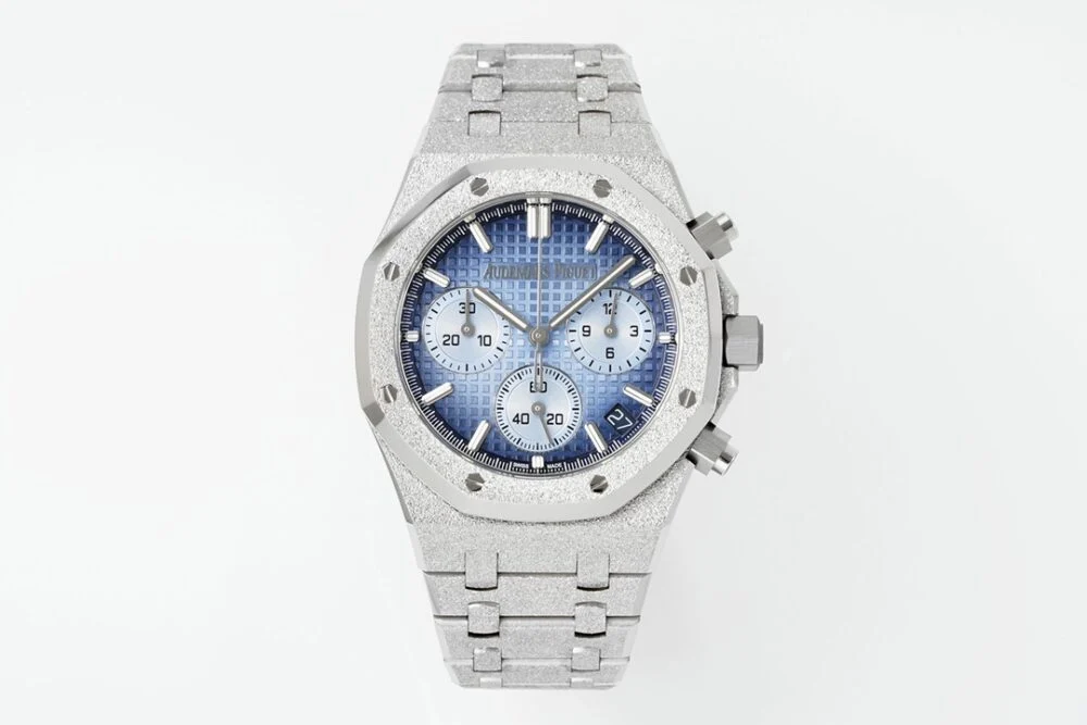Audemars Piguet Royal Oak Chrono 26240BC 41mm SS (Super Clone) Blue Dial on Stainless Steel Bracelet – Automatic Chronograph