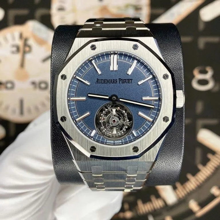 Audemars Piguet Royal Oak Selfwinding Flying Tourbillon 26730TI 41mm Titanium – Super Clone