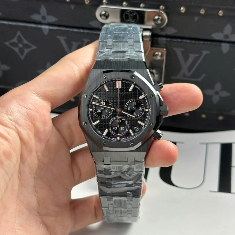 Audemars Piguet Royal Oak Chrono 26240CE 41mm Ceramic (Super Clone) Black Dial – Automatic Chronograph