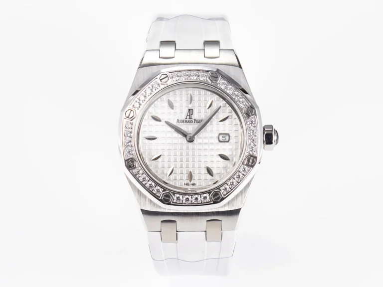 Audemars Piguet Royal Oak Offshore 33mm SS (DRF Super Clone) White Dial with Diamond Bezel – Best Edition