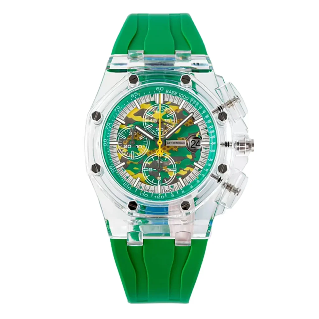 Audemars Piguet Royal Oak Offshore AET Sapphire Chameleon (Super Clone) 42mm SS – Chameleon Dial
