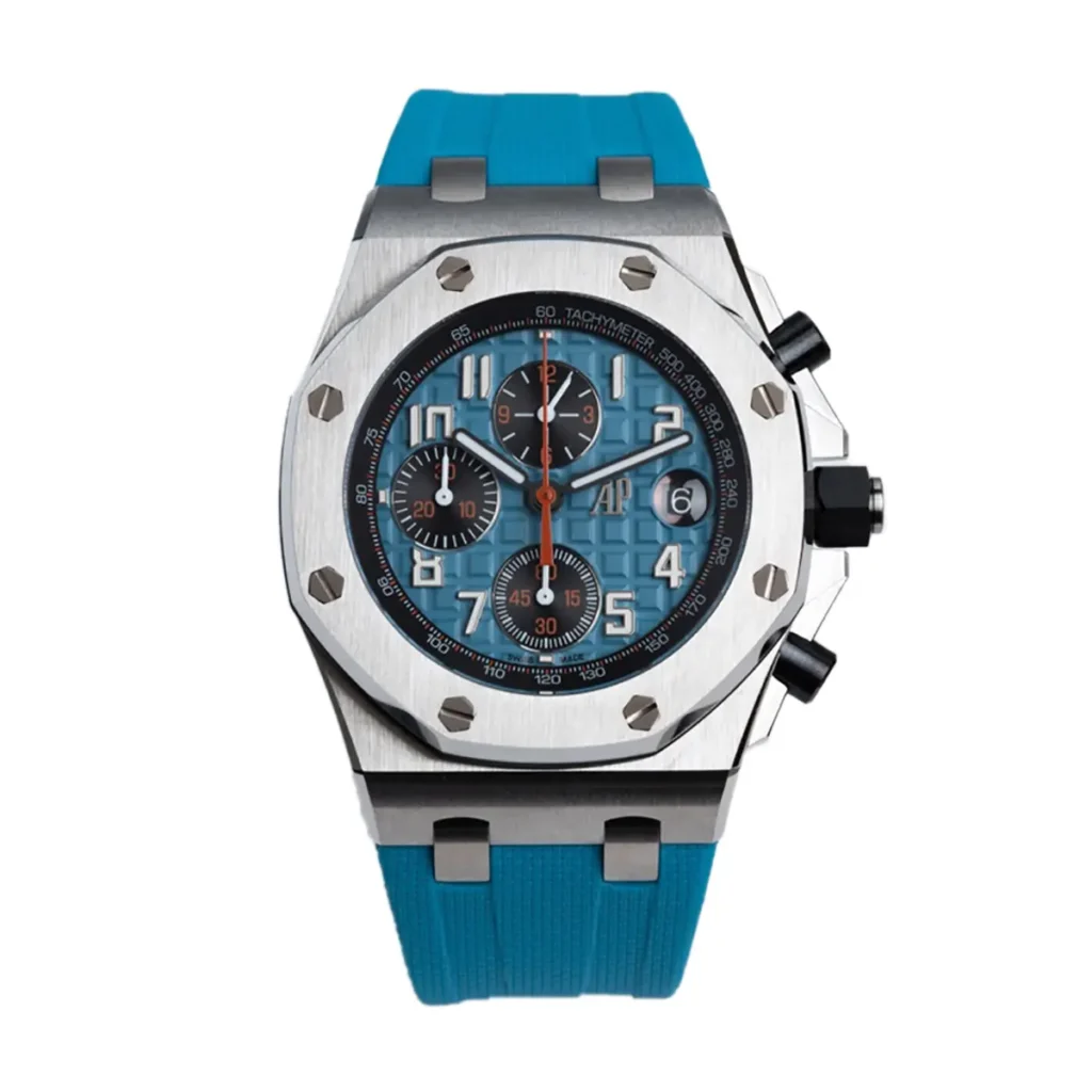Audemars Piguet Royal Oak Offshore 2020 APF 1:1 Best Edition Sincere Titanium 44mm Titanium – Black Dial on High-Quality Rubber Strap – APF 3126 Super Clone