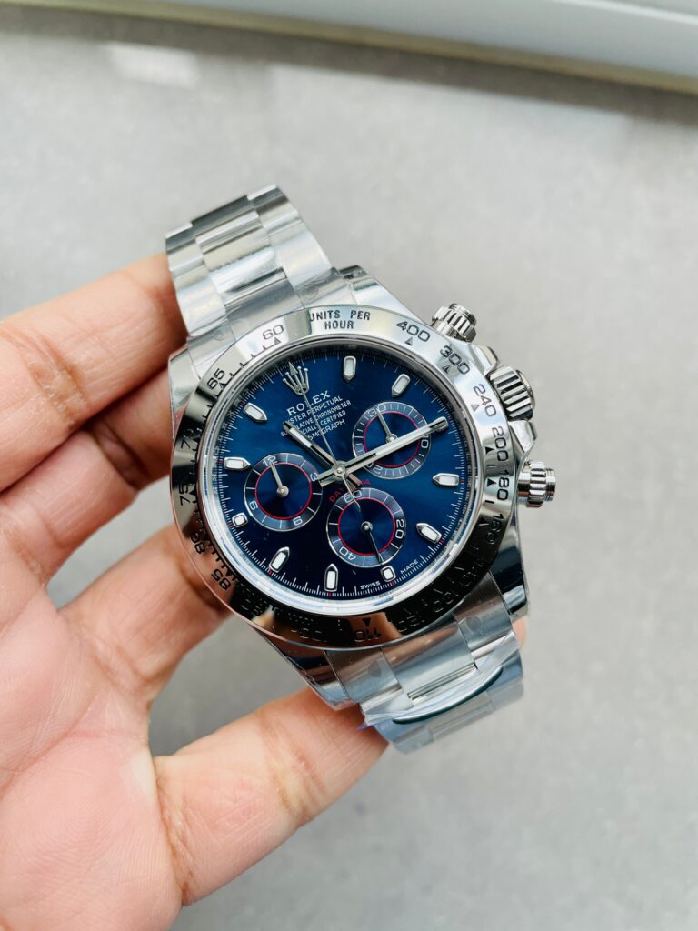 Rolex Daytona 116509 (BTF 1:1 Best Edition) Blue Dial on Stainless Steel Bracelet – SA4130 V2 Super Clone