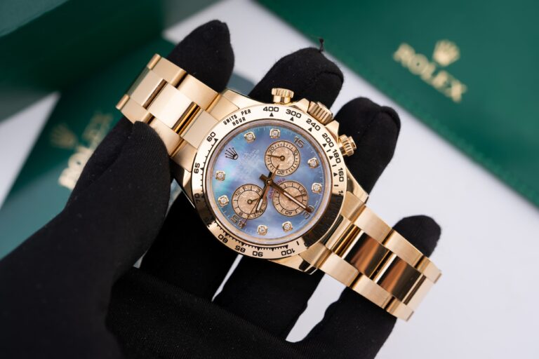 Rolex Daytona 116508 40mm 904L Steel (Clean Factory Super Clone) Mother of Pearl Dial with Diamond Hour Markers – Calibre 4130