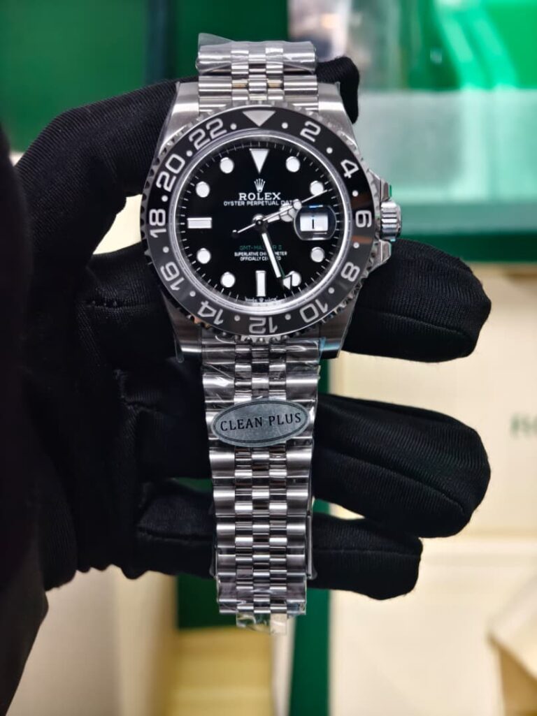 Rolex GMT-Master II 126710 GRNR (Super Clone) 40mm SS Black Cerachrom Bezel – Caliber 3186 Automatic