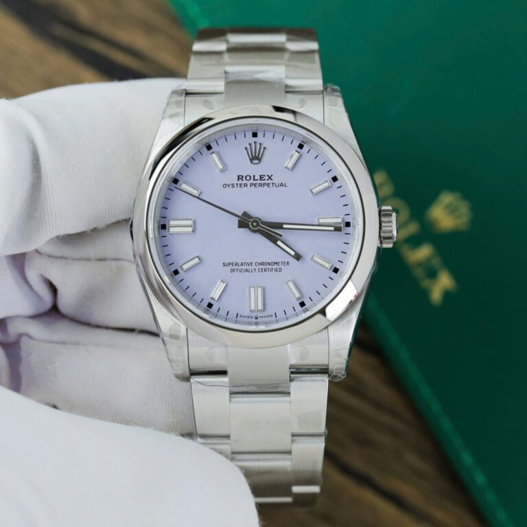Rolex Oyster Perpetual 126000 36mm SS (VS Factory Super Clone) Lavender Dial Automatic Movement – Super Copy 3230