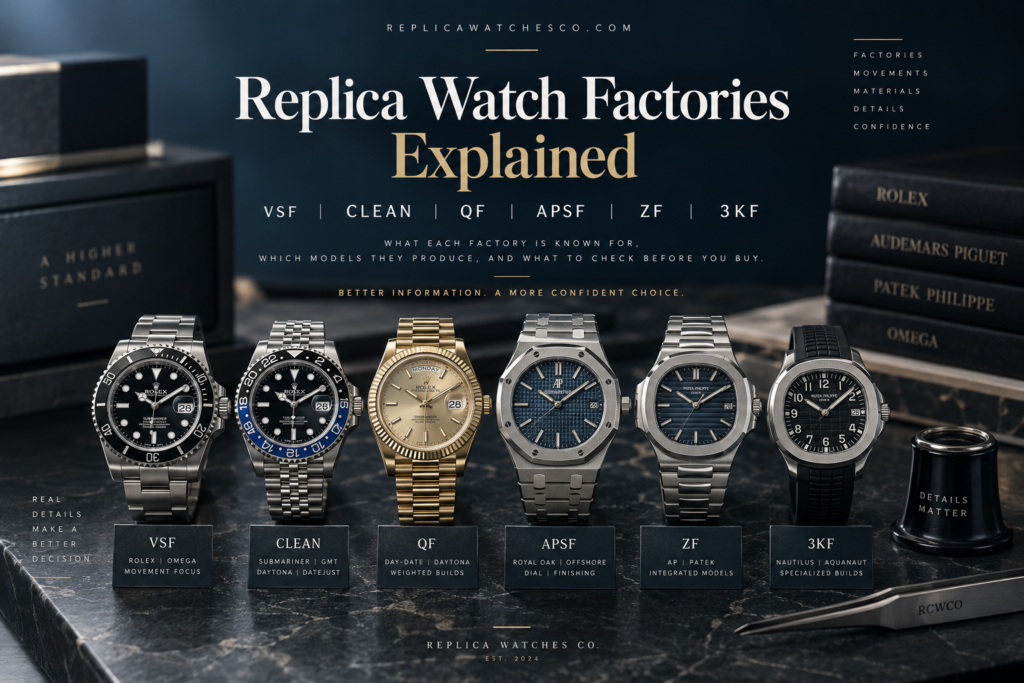 replica watches factories